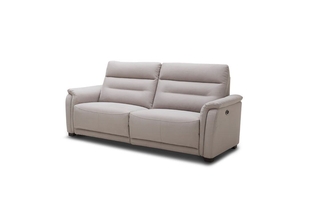 Beige sofa on a white background