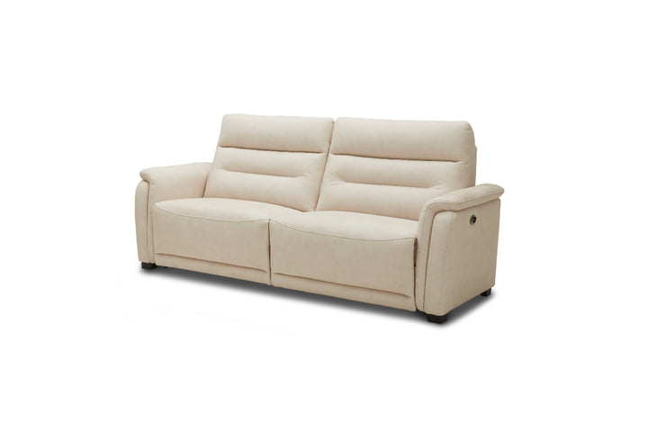 Beige sofa on a white background