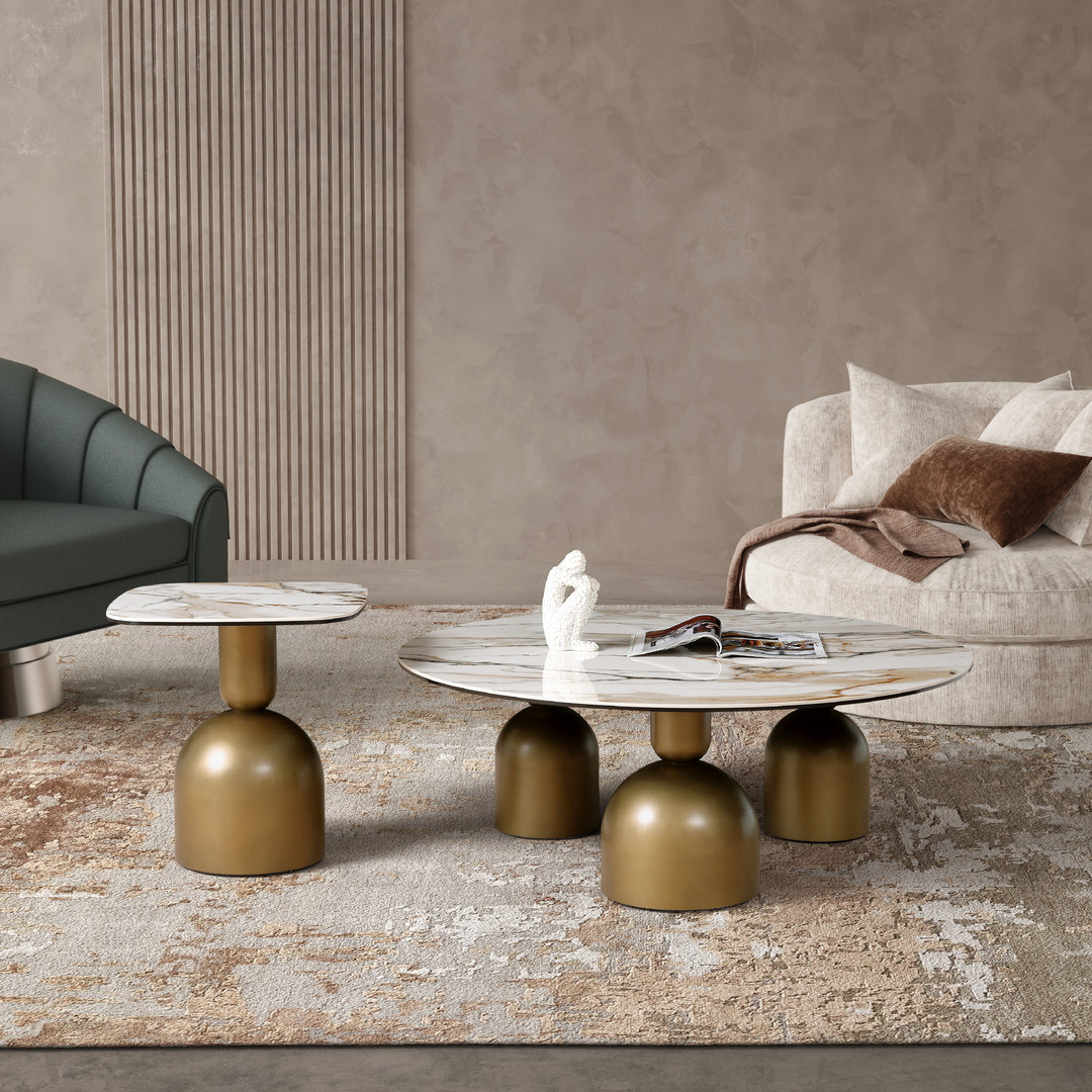 Casa Bella Sintered Stone Coffee Table Set