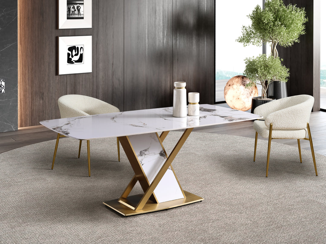 Silva Sintered Stone Dining Table