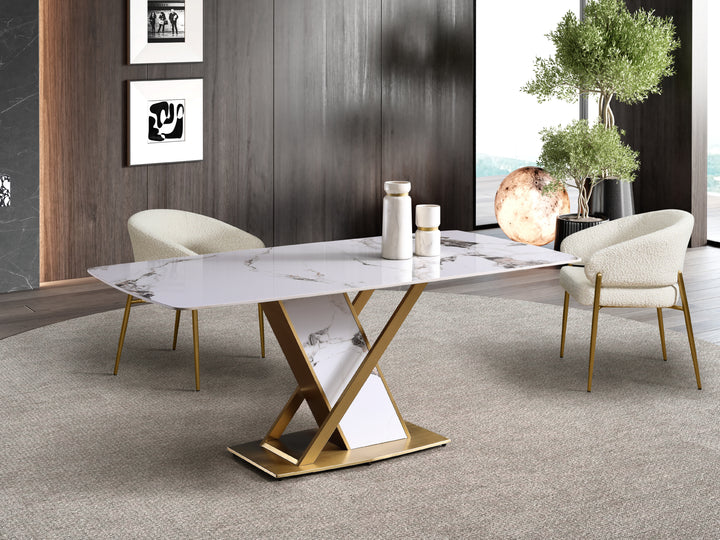 Silva Sintered Stone Dining Table