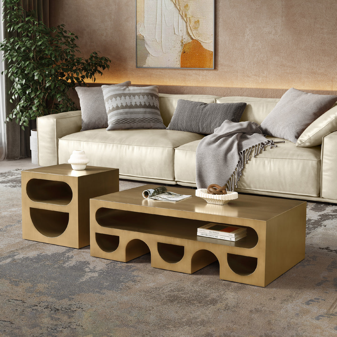 Dublin Metal Coffee Table Set