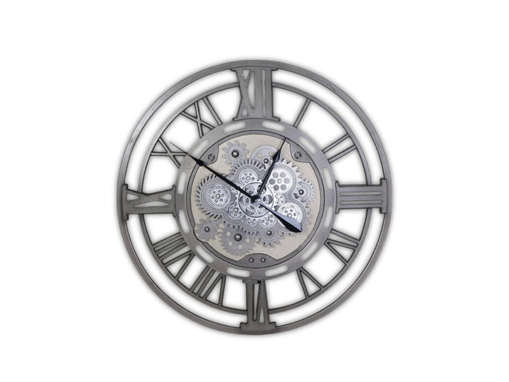 Vintage Metal Wall Clock (80 cm)