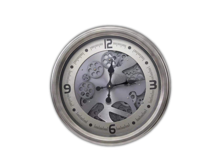 Vintage Moving Cogs Wall Clock