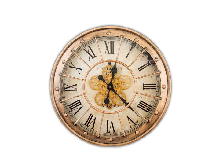 Vintage Moving Cogs Wall Clock (59 cm)