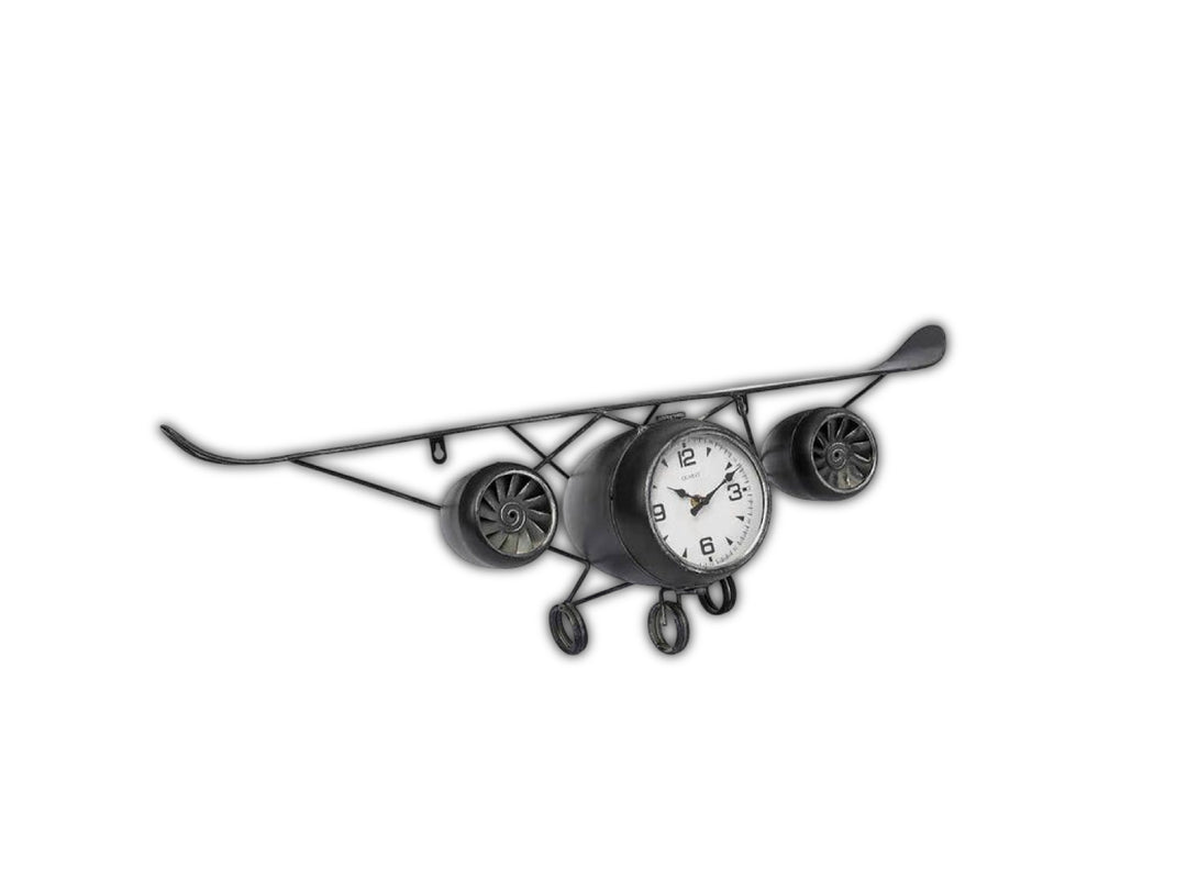 Vintage Plane Table Clock