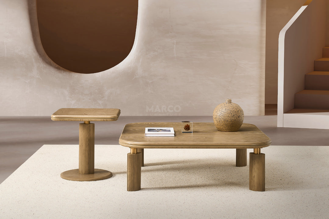 Bella Tavola Ash Veneer Coffee Table