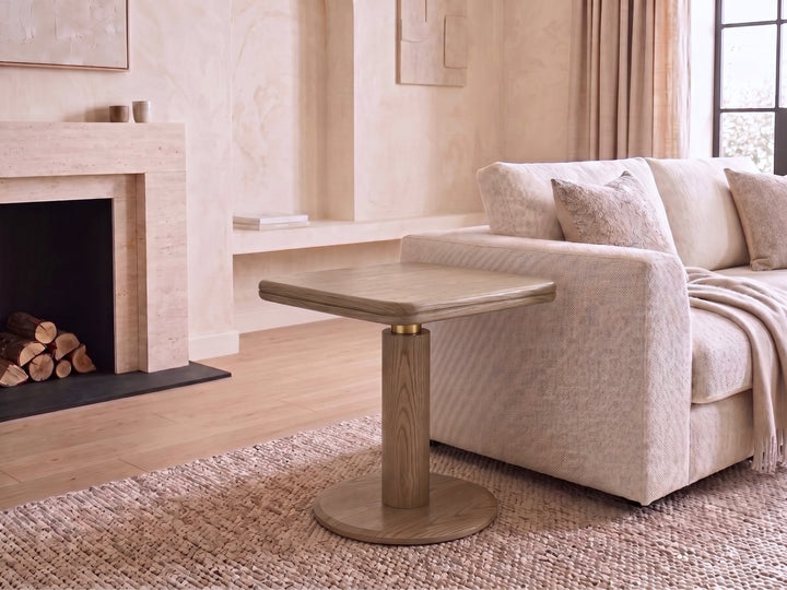 Bella Tavola Ash Veneer Side Table