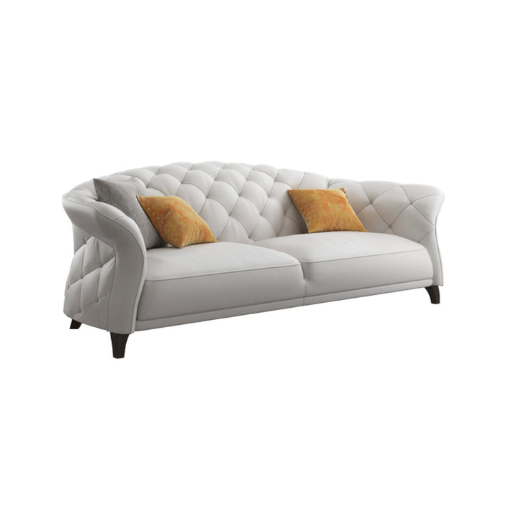Brixton Chesterfield 2-Seater Leather Sofa – Tufted Design