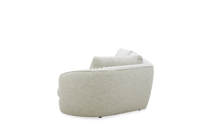 Light gray armchair on a white background