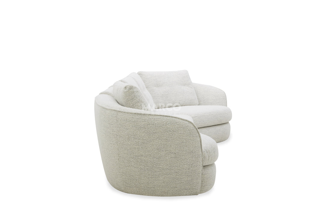 Gray swivel chair on a white background