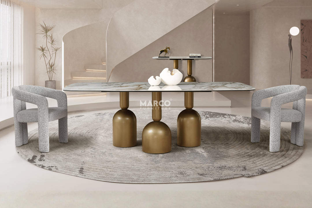 Casa Bella Sintered Stone Dining Table