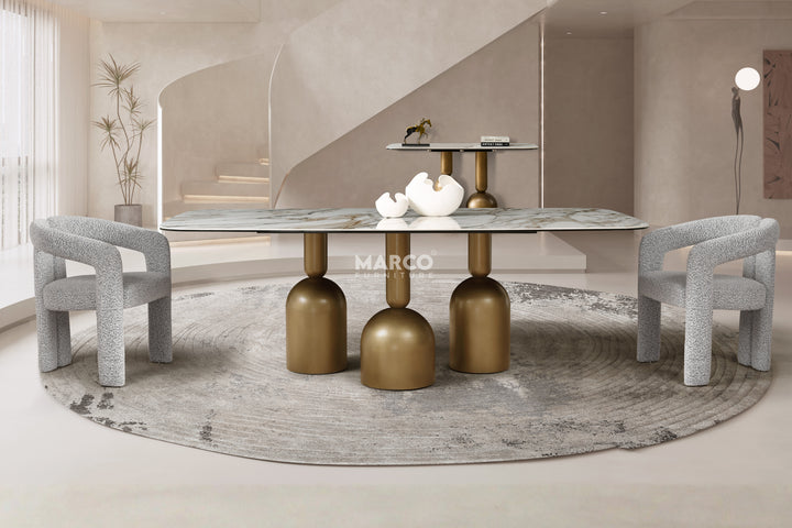 Casa Bella Sintered Stone Dining Table