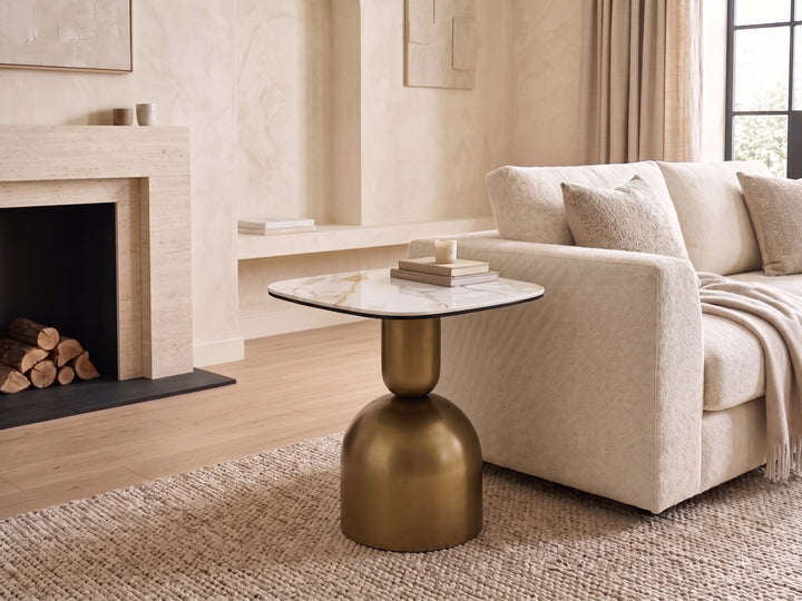 Casa Bella Sintered Stone Side Table