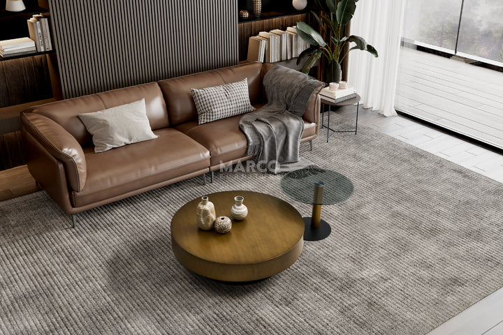 Cassidy Nesting Coffee Table Set with Tempered Glass Top Side Table