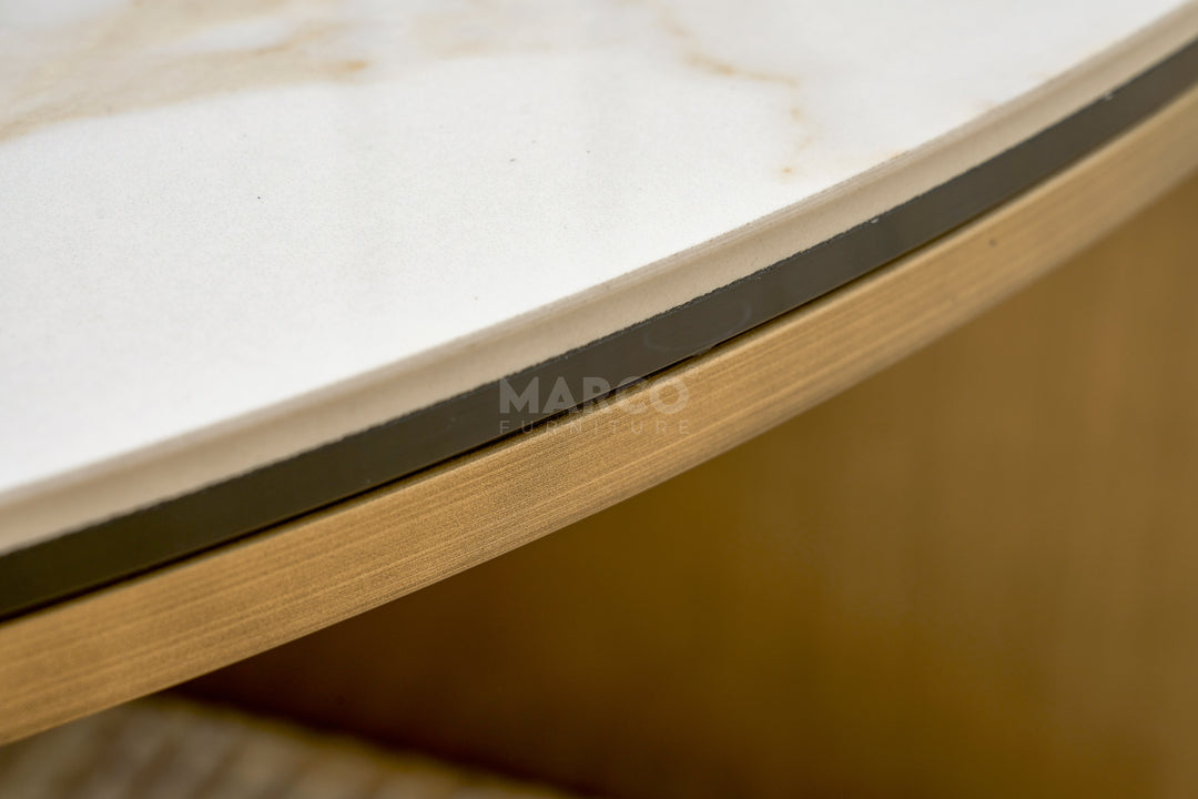 Catalina Sintered Stone Top Designer Coffee Table