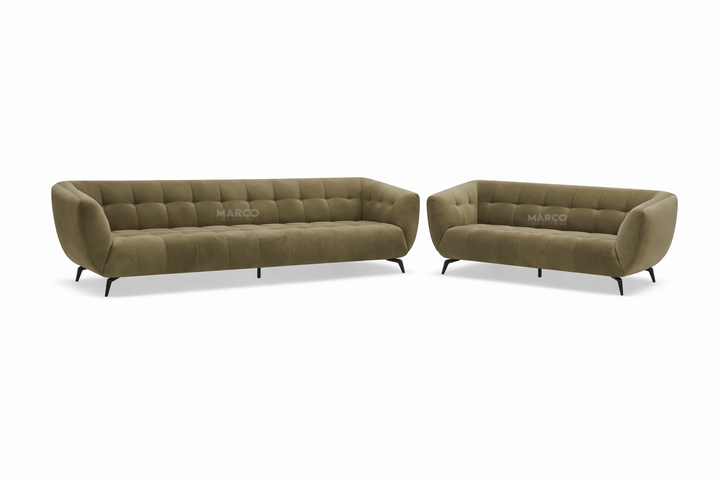 Gloria Velvet Chesterfield Sofa – Modern Velvet Couch