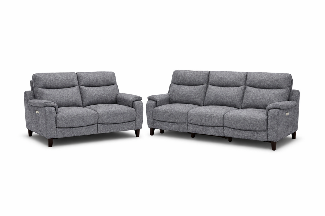 Captiva Fabric Reclining Lounge Sofa – Modern Recliner Couch