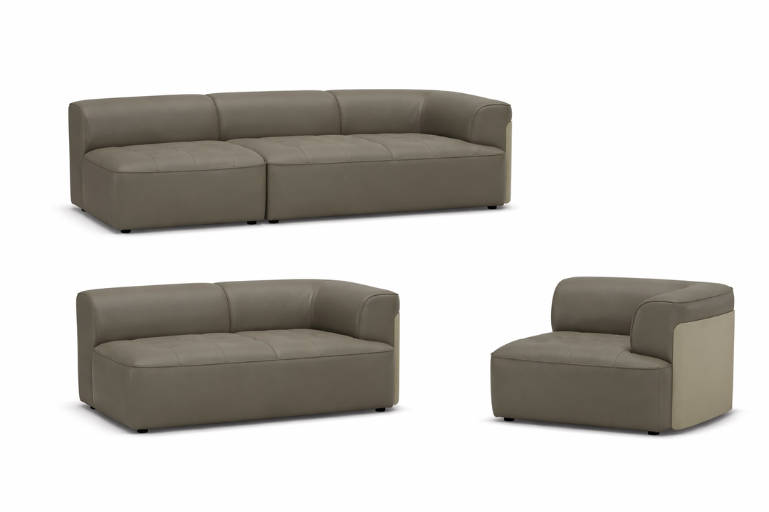 Emporium Modular Chaise Lounge – Premium Leather Corner Sofa