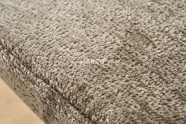 Cooper Boucle Dining Chair - Black Metal Legs