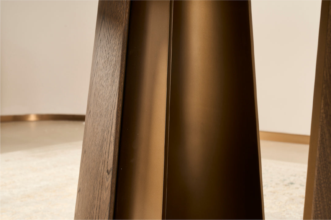 Mont Blanc Sintered Stone Round Coffee Table