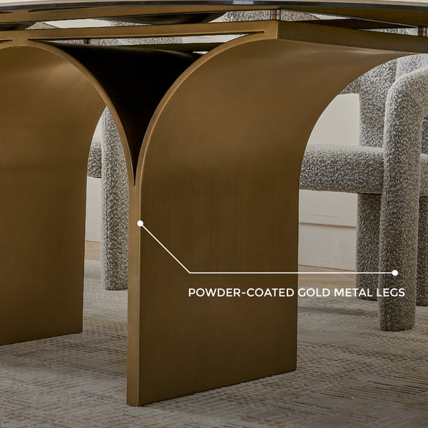 Dublin Sintered Stone Top Dining Table