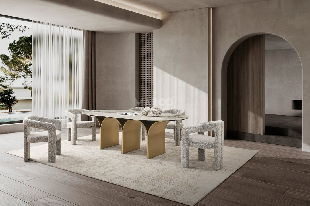 Dublin Sintered Stone Top Dining Table