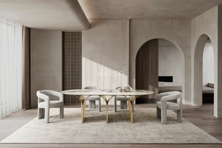 Dublin Sintered Stone Top Dining Table