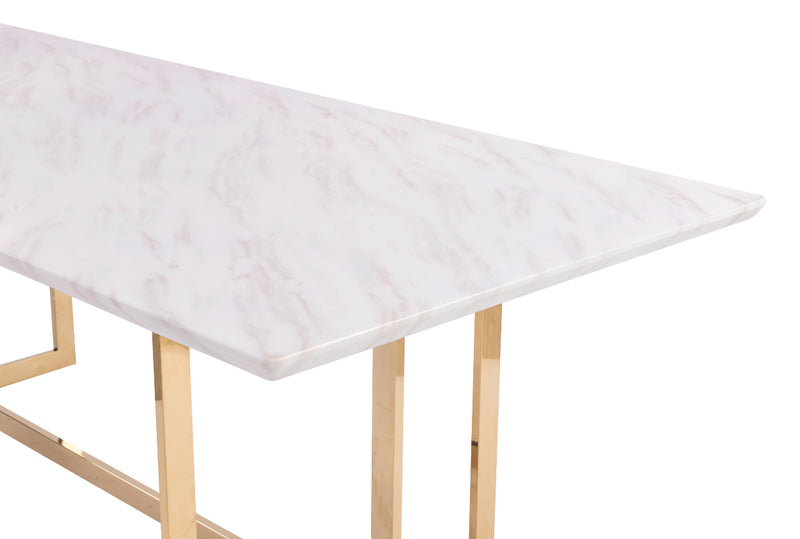Eden Champagne Gold Dining Table