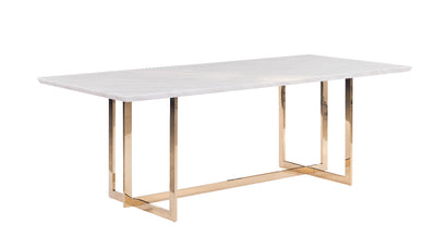 Eden Champagne Gold Dining Table