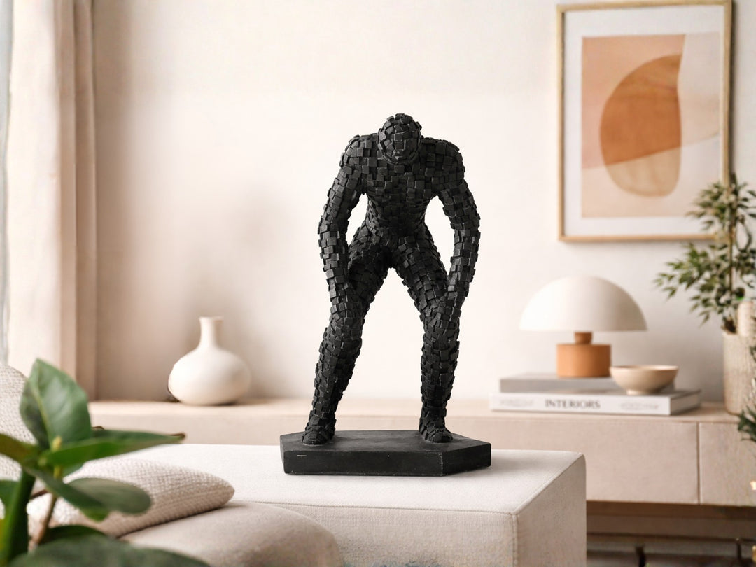 Fight Me Figurine Black