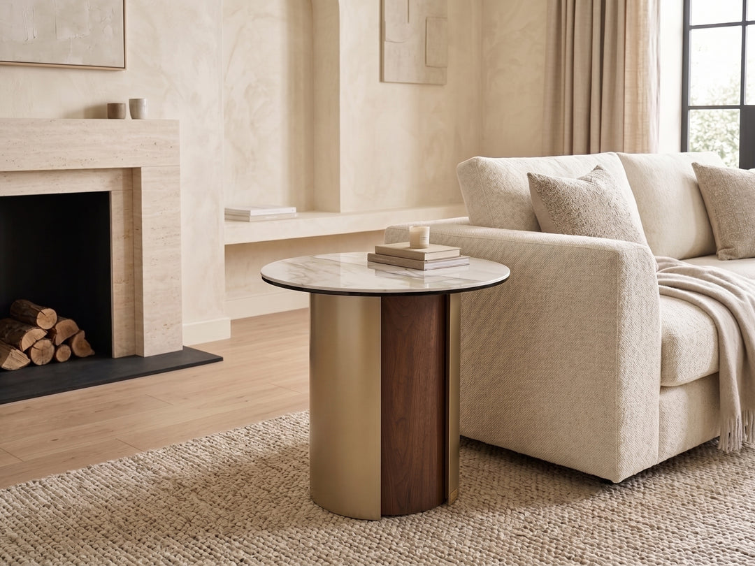 Forma Bella Sintered Stone Corner Table