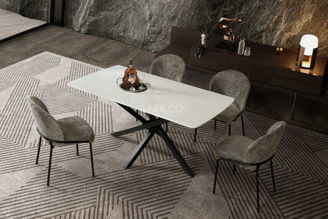 Galaxy Marble Dining Table