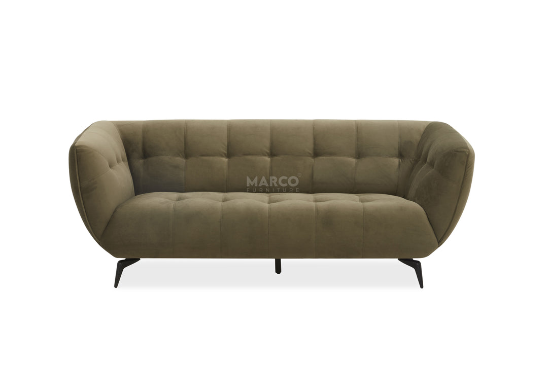Gloria 3-Seater Velvet Sofa – Stylish Velvet Lounge Sofa