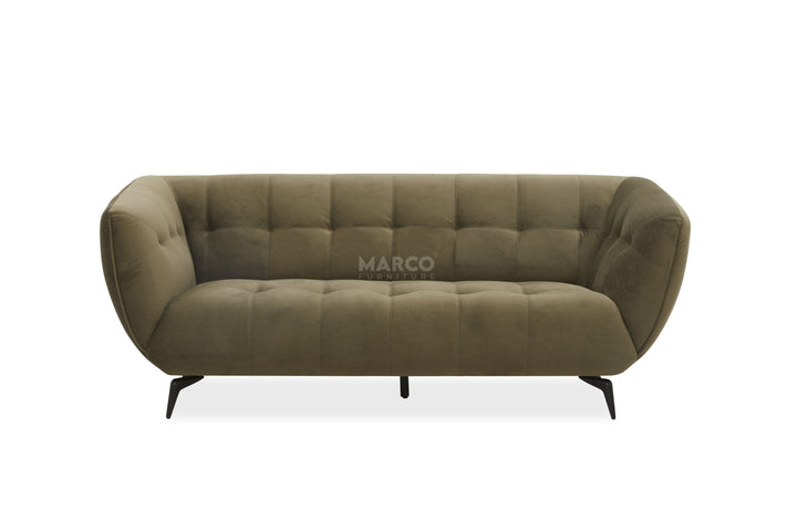 Gloria 3-Seater Velvet Sofa – Stylish Velvet Lounge Sofa