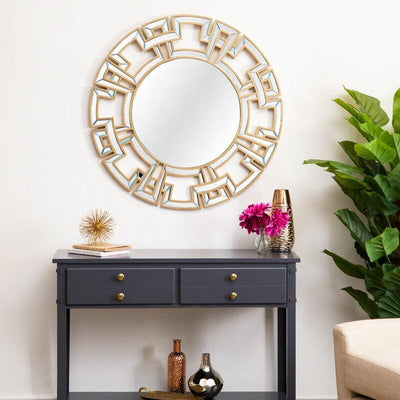 Gucci Modern Round Glass Wall Mirror for Living Room
