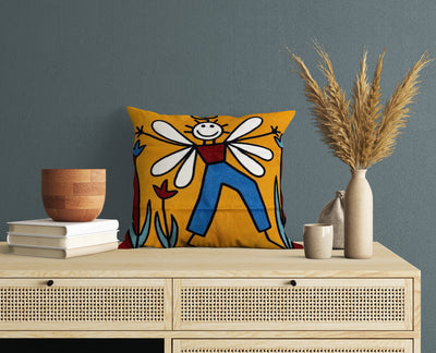Happy Wings Picasso Inspired Cushion