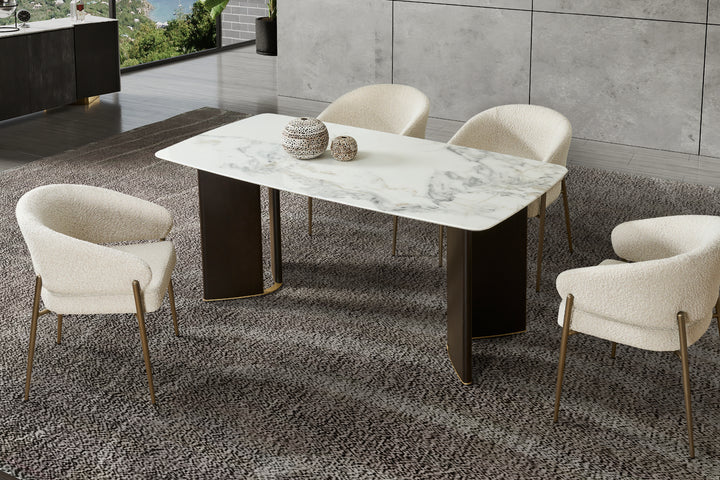 Henry Microlite Stone Top Dining Table