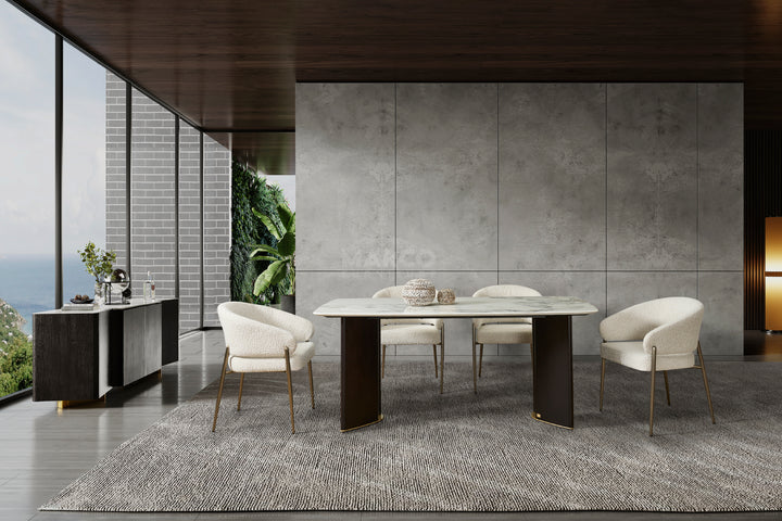 Henry Microlite Stone Top Dining Table