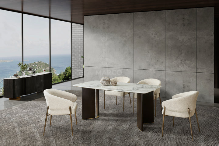 Henry Microlite Stone Top Dining Table