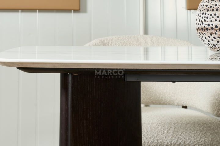 Henry Microlite Stone Top Dining Table