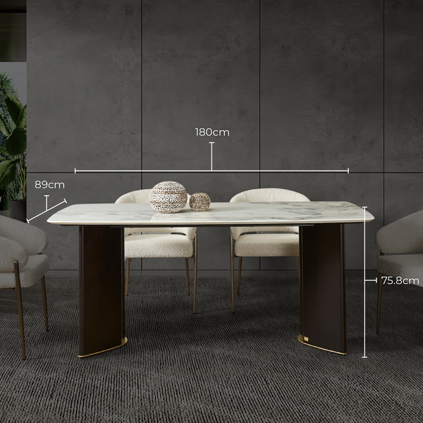 Henry Microlite Stone Top Dining Table