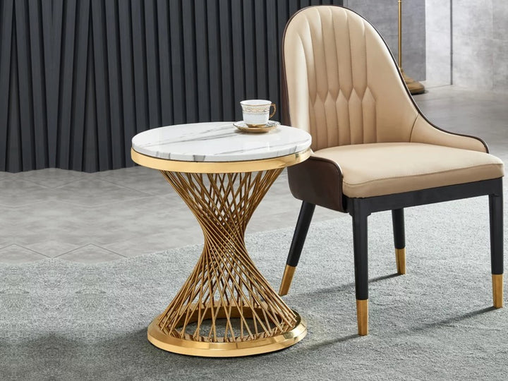 Hudson Gold Side Table