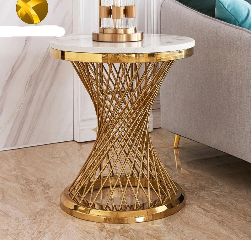 Hudson Gold Side Table