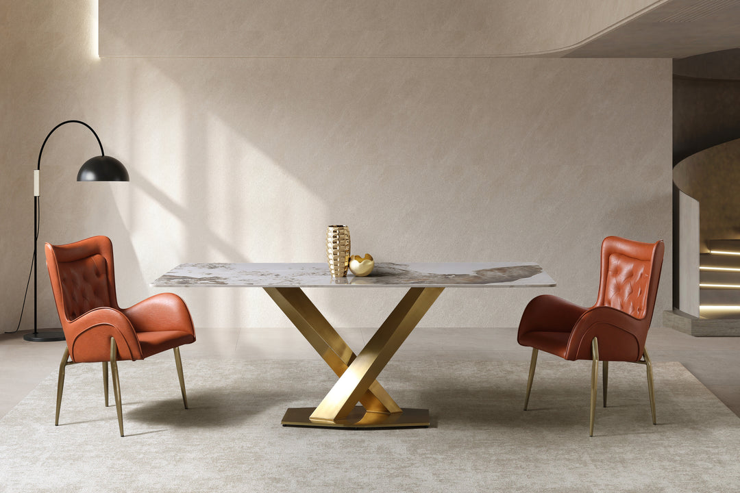 Harvey Ceramic Dining Table (Black)