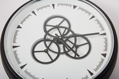 Industrial Gear Round Wall Clock
