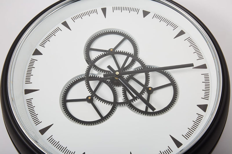 Industrial Gear Round Wall Clock
