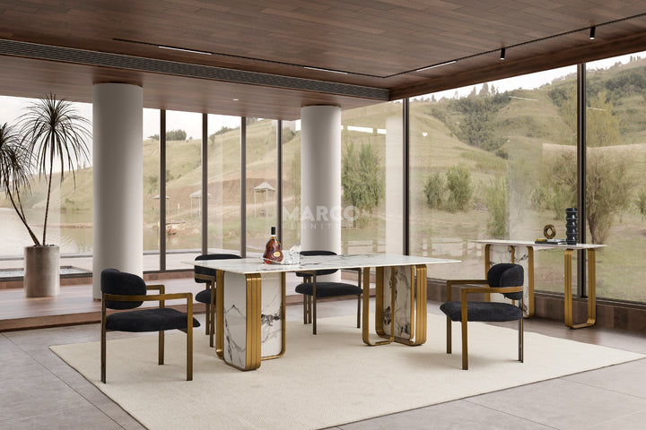 Julio Boucle Dining Chair (Black)