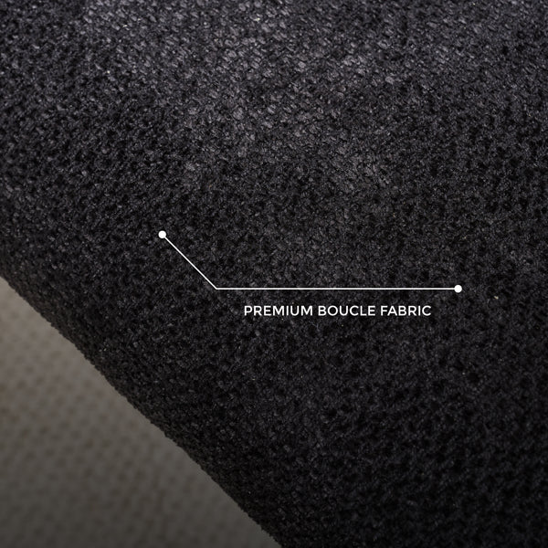 Julio Boucle Dining Chair (Black)