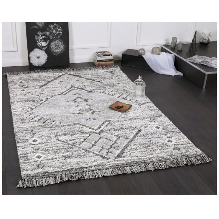 Kaza Cream Grey Rug